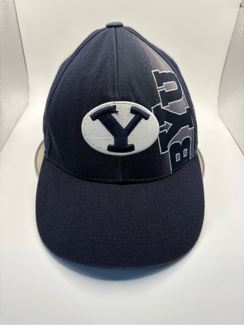 BYU Cougars Top of the World Fitted Hat Navy 2012 Size 6 1/2-6 7/8 NCAA Rare